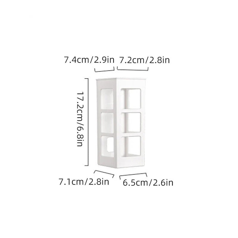 Carvallo Pro Värmehållare för Hårfön | Badrumsorganisation med Förvaringsfack | Platsbesparande Hårfönshållare & Stylingsstation