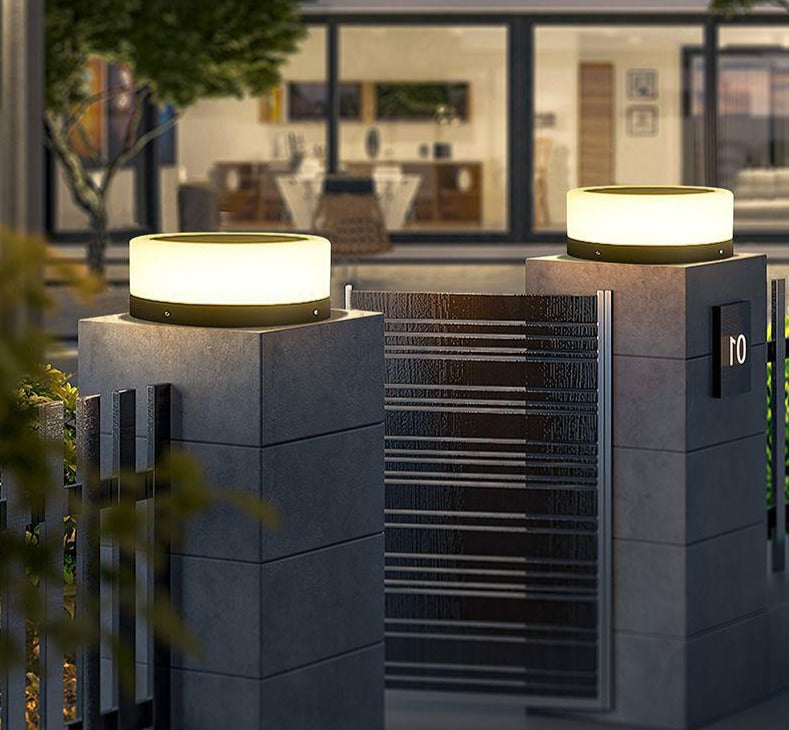 Carvallo-vägglampa LumaSteel | Med skymningssensor | Rostfritt stål & Aluminium | IP65 Väderbeständig | LED Varmvit