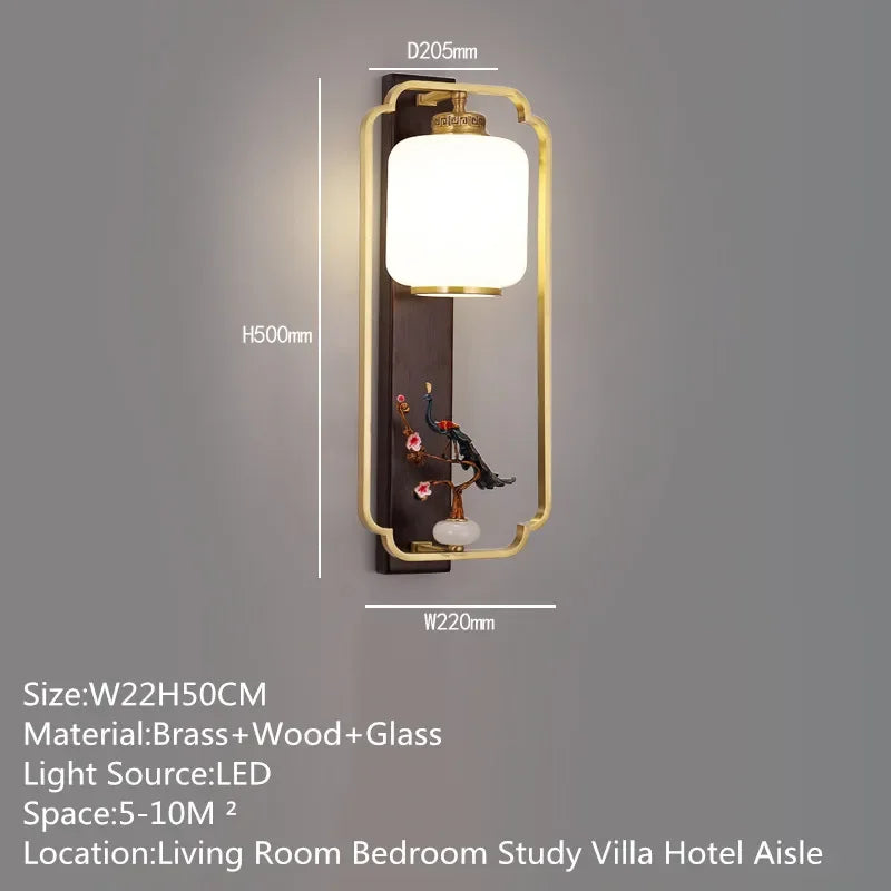 MessingLuxe - Tidsenlig Vägglampa