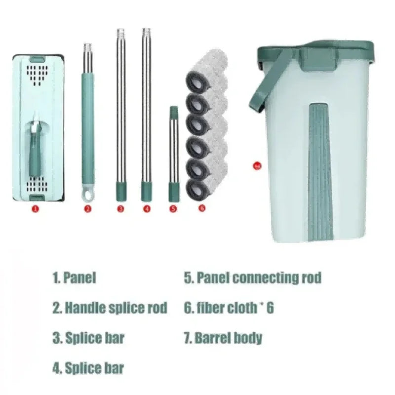 Carvallo CleanGlide | Handsfree urvridningssystem | 360° vridhuvud | För våtrengöring & torr rengöring