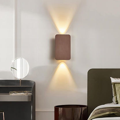 Vägglampa Modern Metall Rektangulär LED Inomhus