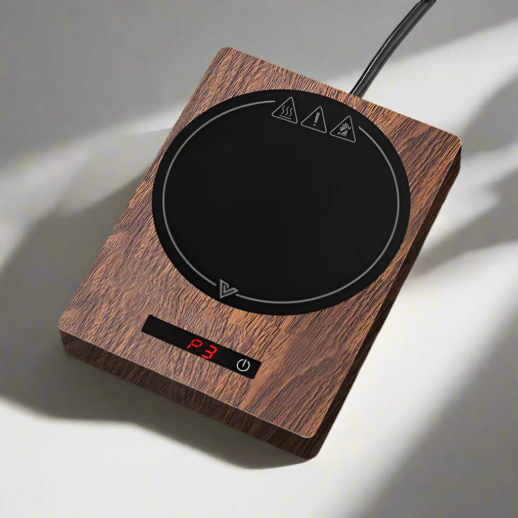 Royaleva Cup Heater Mug Warmer – 5-Temperatur Kaffe & Te Värmeplatta för Skrivbord & Kontor