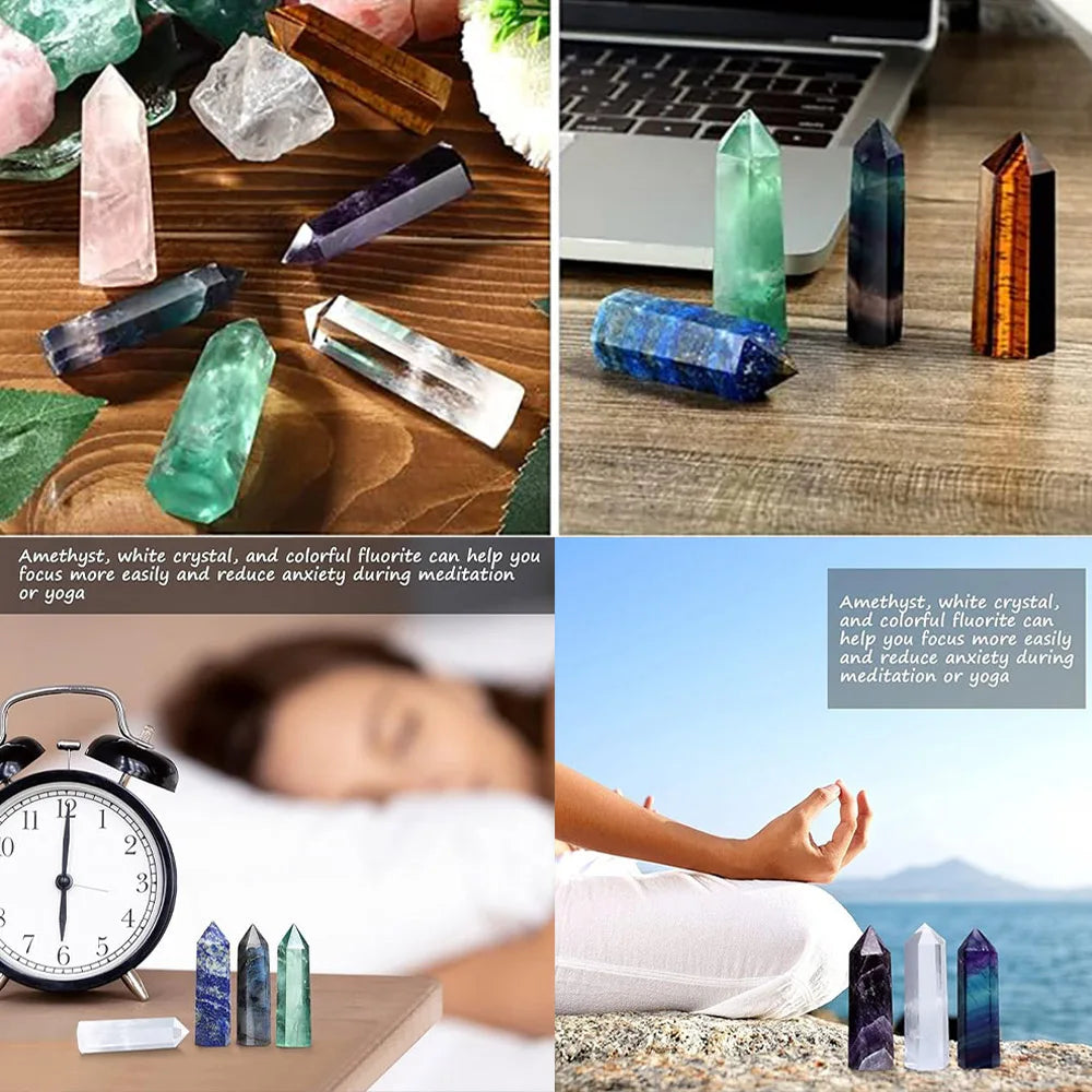 Carvallo-Obelisk Elaria | Natursten Heilsten | För Meditation & Reiki | 4–8 cm