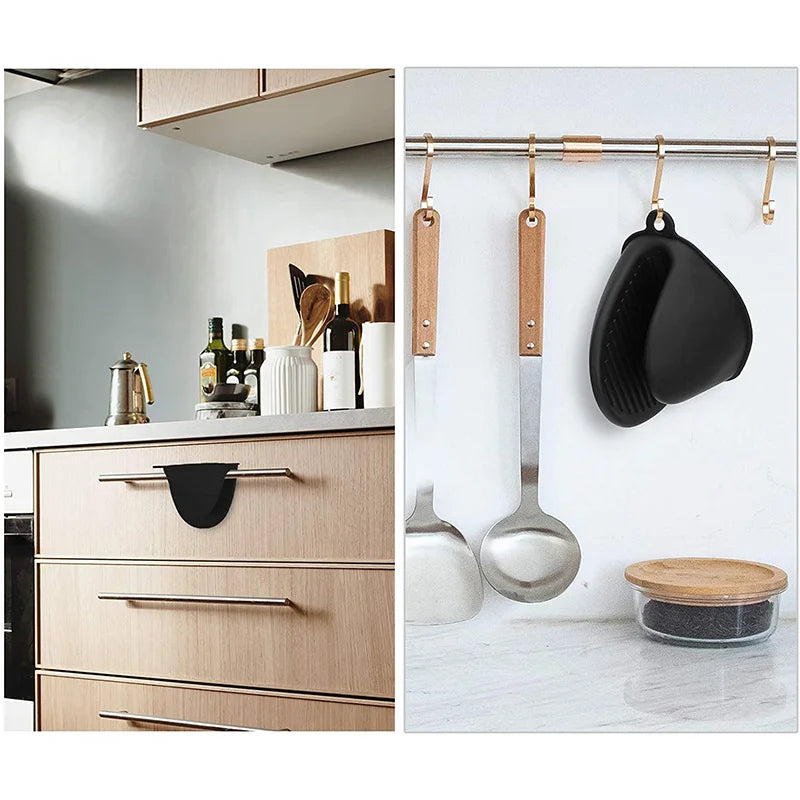 Carvallo Topfhandskar GRIPPURA Duo | Värmebeständiga & Halosäkra | 2-pack Mini-ugnshandskar | För matlagning & bakning