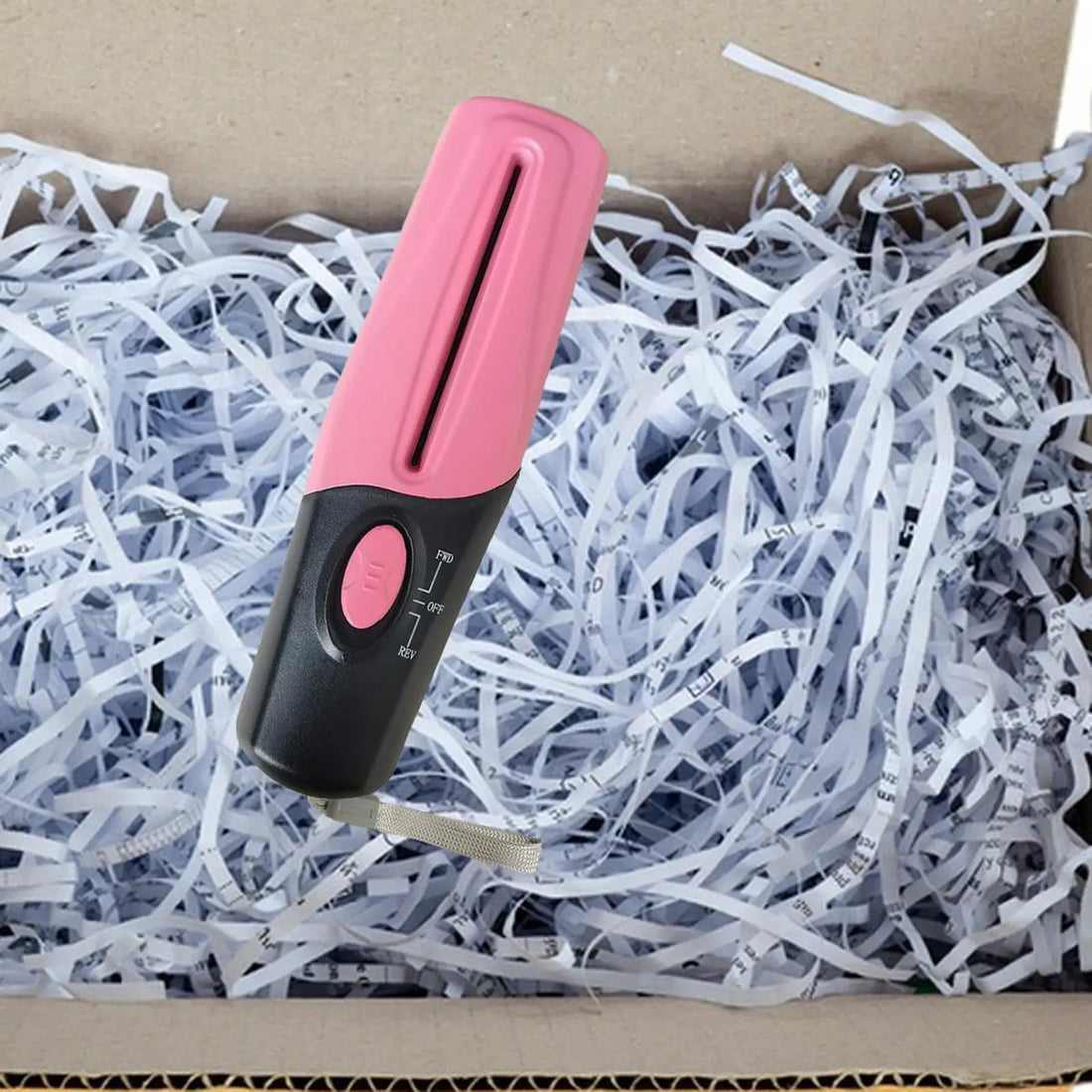 Carvallo Mini Pappersförstörare | Bärbar &amp; USB-driven | För A4/A6 Papper | Tyst &amp; Kompakt