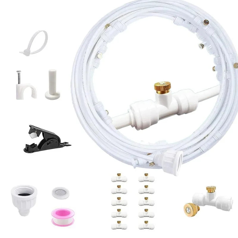 Mistingsystem för terrass och trädgård – Külande sprayset för solskydd och paviljong