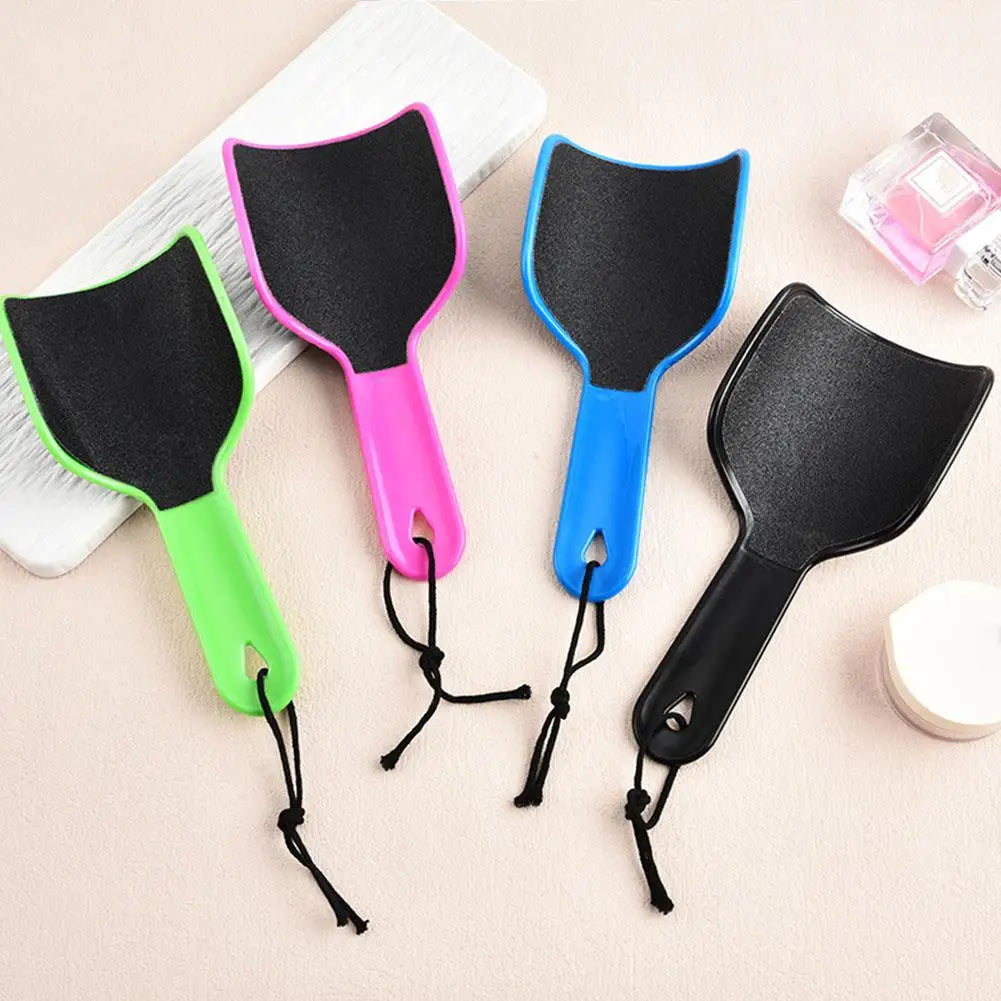 Carvallo SilkStep DuoCare | Dubbelverkande hälsovårdsverktyg med U-form | För släta, välskötta fötter | 20×9×3 cm