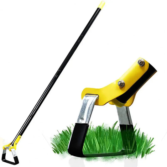 Carvallo Ogräs Hacka teleskopisk | 160 cm rostfritt stål | Rostfri & matt borstad | Delbar & ergonomisk