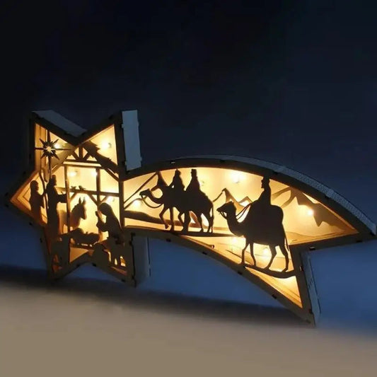 Carvallo - Elegant stjärnljus med invecklat laserskuret design