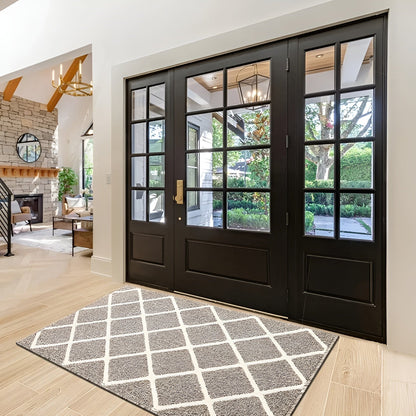 Randig entrématta - halkfri och smutsavvisande | Perfekt för inomhusbruk