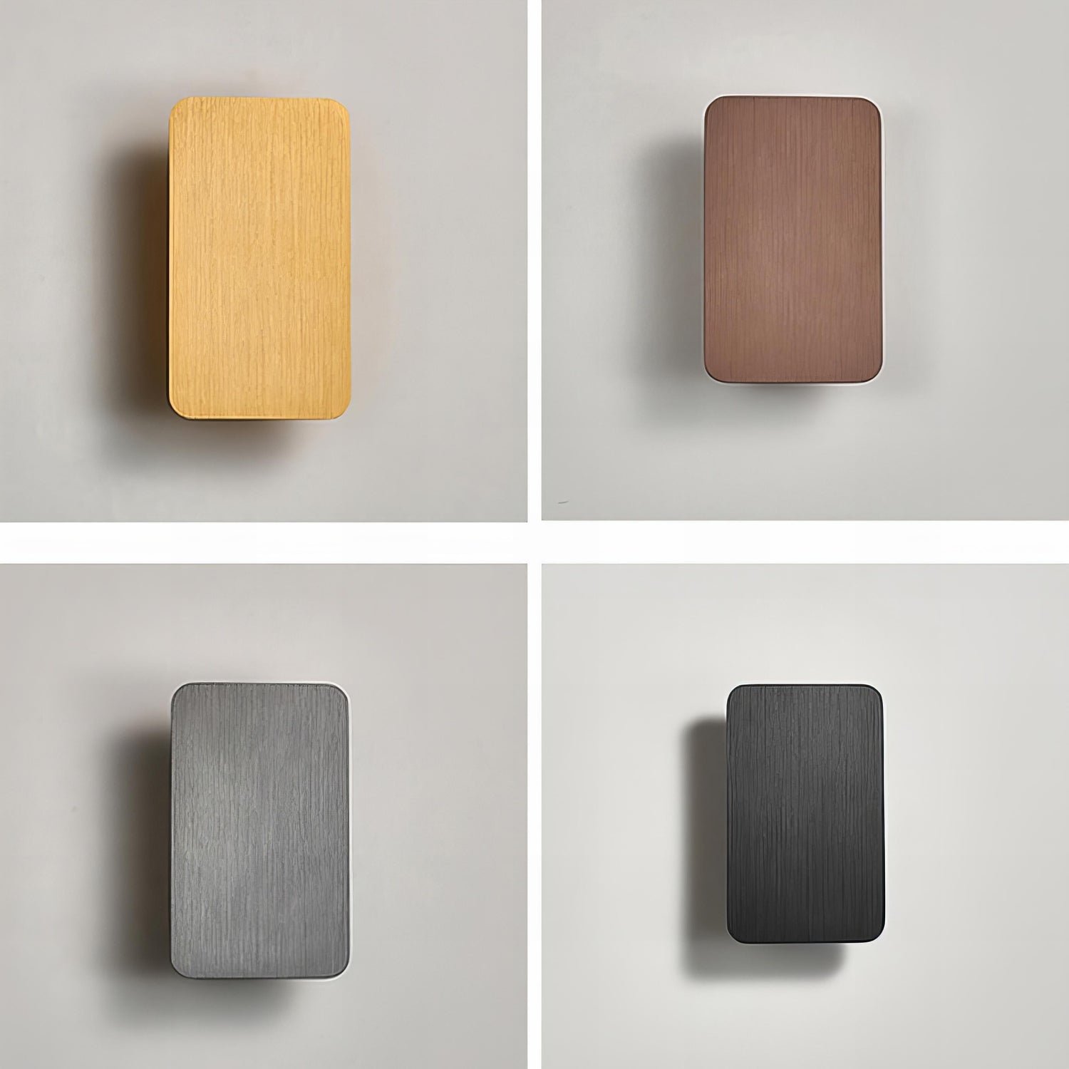 Vägglampa Modern Metall Rektangulär LED Inomhus