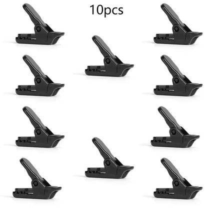 Carvallo Mini-Tältklipp | Ytterligare stödpunkt för pressened och tält | Robust PC-material | Extra stark hållbarhet | 10 stycken
