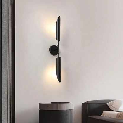 LuxeGlam - Gyllene Industriell Vägglampa för Hotell och Vardagsrum