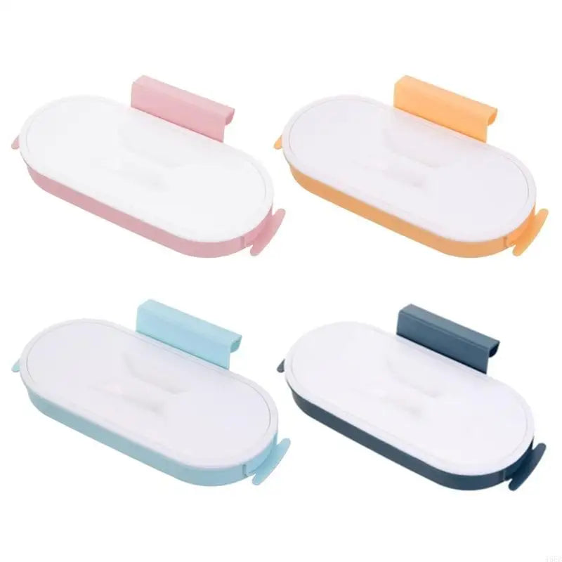 Carvallo Cleanuvo ClipBin | Med lock & ringfäste | För upphängning på skåpdörrar | Återanvändbar & tvättbar