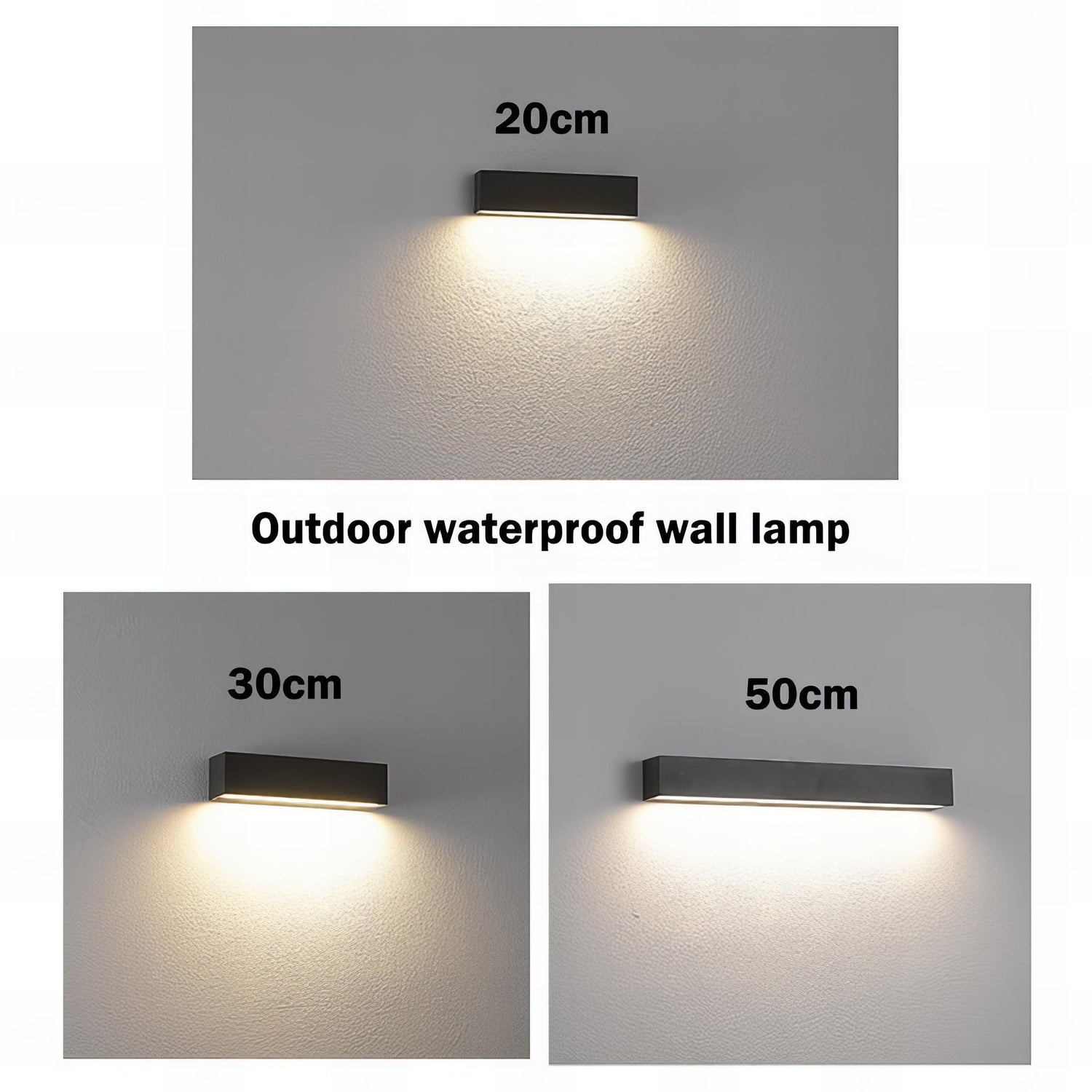 Uriah - Tunn Rand LED Modern Utomhus Vägglampa IP65
