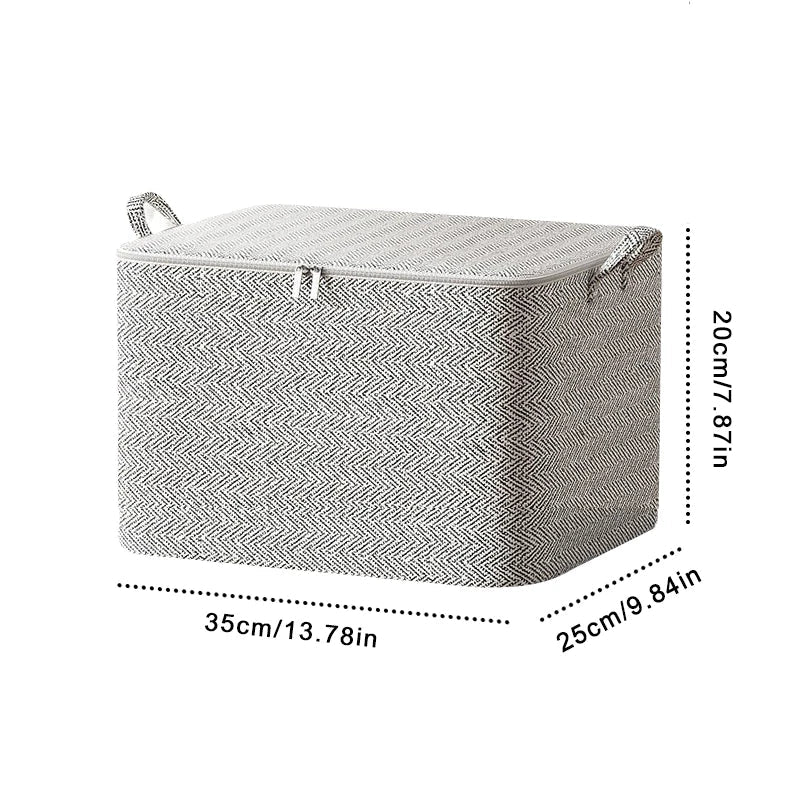 Carvallo VarioFold | Dammtätig & med fönster | Stor kapacitet | Textilförvaringsbox