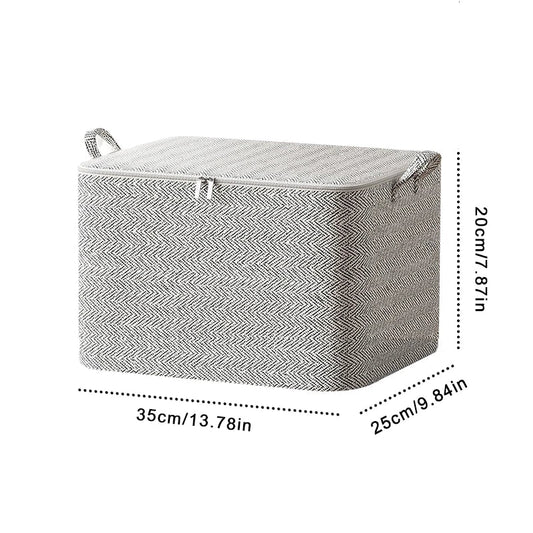 Carvallo VarioFold | Dammtätig & med fönster | Stor kapacitet | Textilförvaringsbox