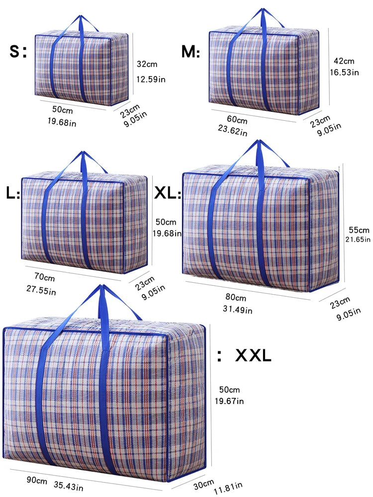 Carvallo Storiva | Robust Faltväska med dragkedja | Stort volym & Vattenavvisande | Flera storlekar & färger