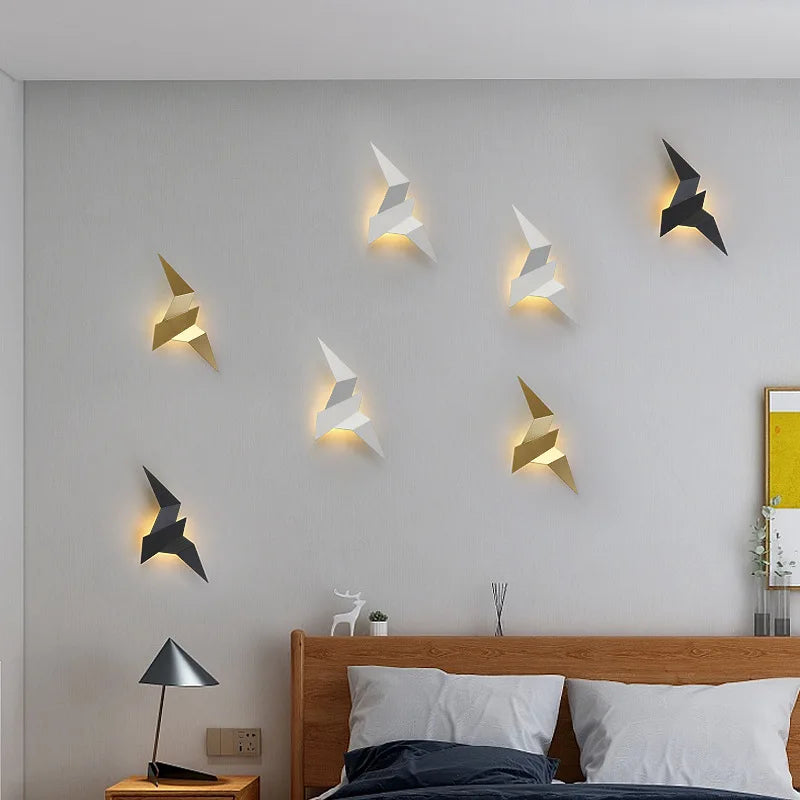 NordicLicht - Modern LED Vägglampa För Inomhusbruk | Sängkammardekoration