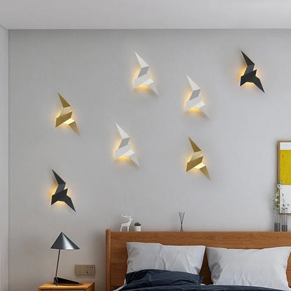 NordicLicht - Modern LED Vägglampa För Inomhusbruk | Sängkammardekoration