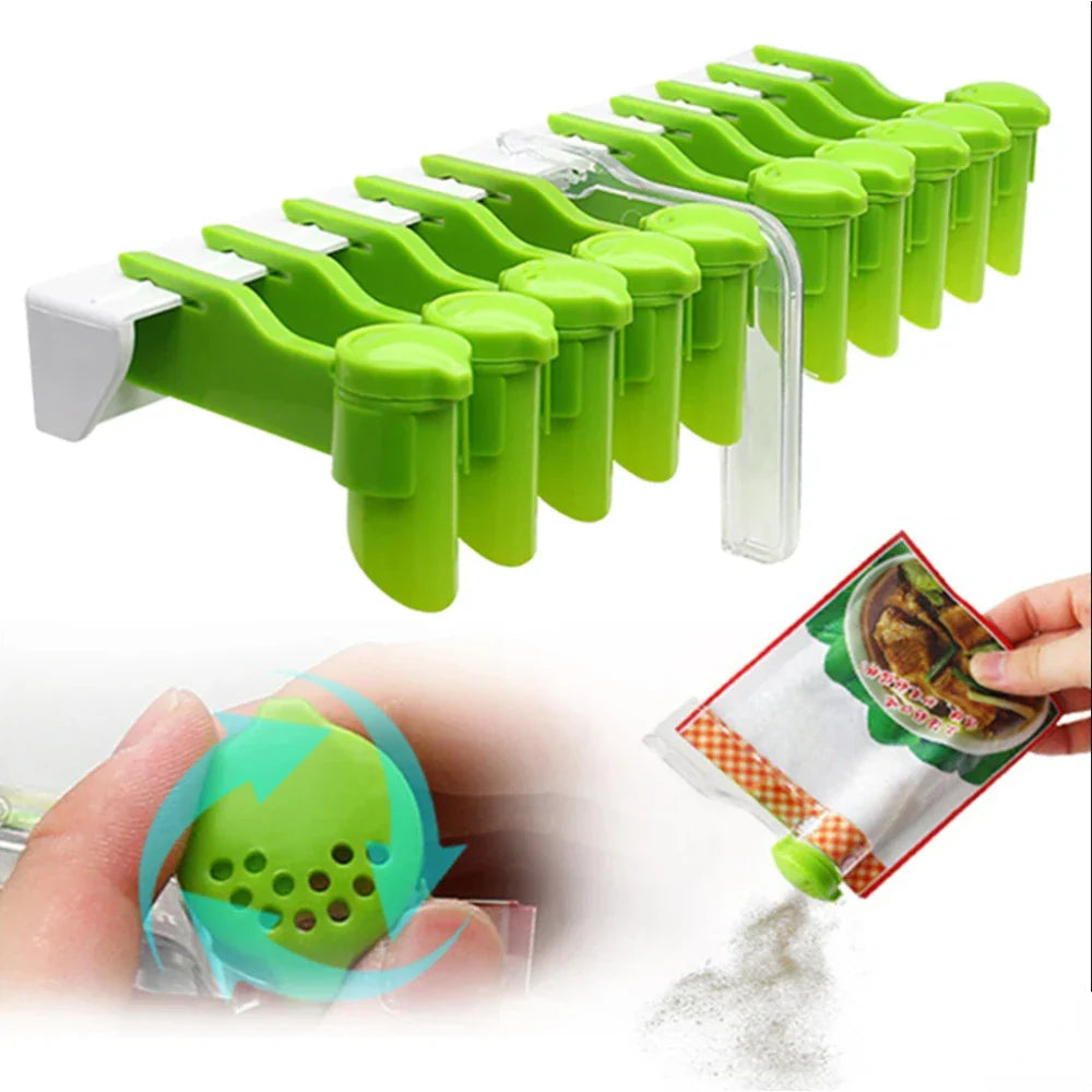 Carvallo-Kryddhållare ClipSpice | Uten borring monterbar kryddhylla med låsklipp | För påsar, småpåsar & kryddor