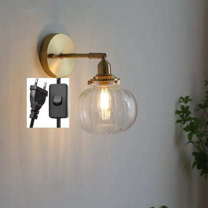 LichtKrona - Modern Vägglampa med Dragströmbrytare