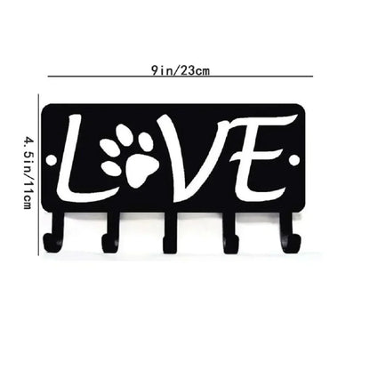 Elegant Väggmonterad Nyckelhållare - En Stilren Lösning för Nycklar och Tillbehör