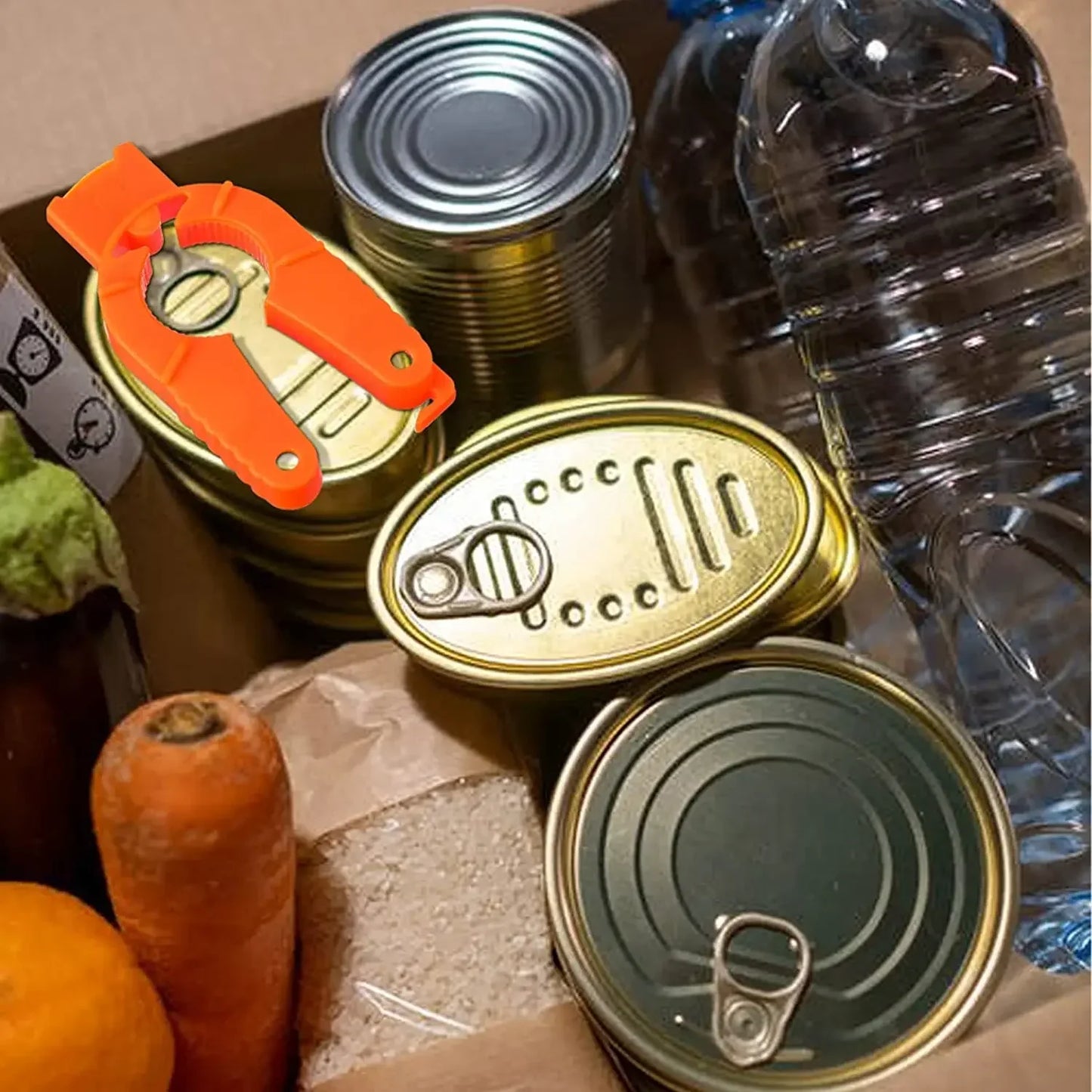 Carvallo- & Dosenöppnare EasyGrip | Multifunktionell & Ergonomisk | För seniorer, barn & svaga händer