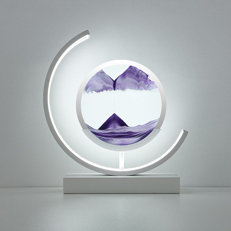 DuneGlow | Sandtimer Bordslampa