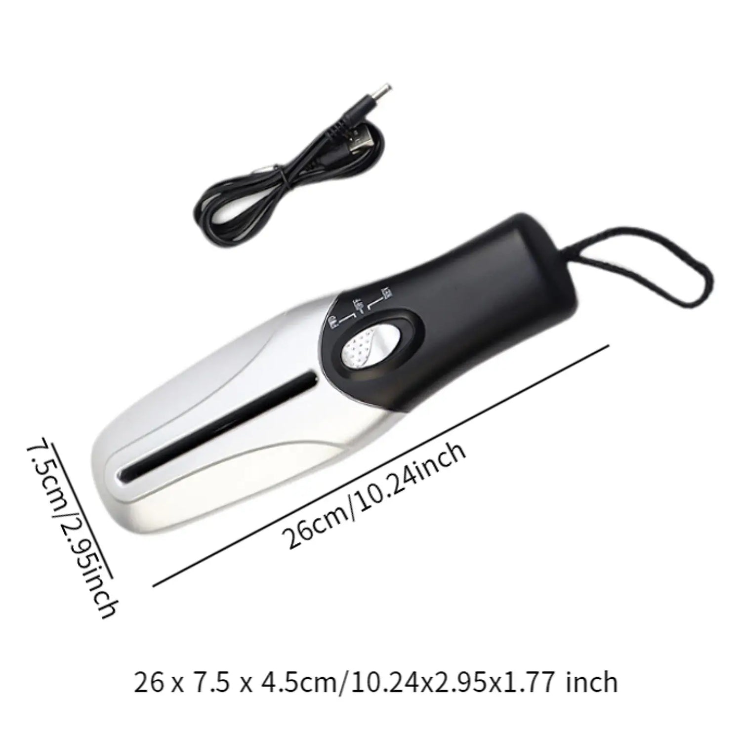 Carvallo Mini Pappersförstörare | Bärbar &amp; USB-driven | För A4/A6 Papper | Tyst &amp; Kompakt