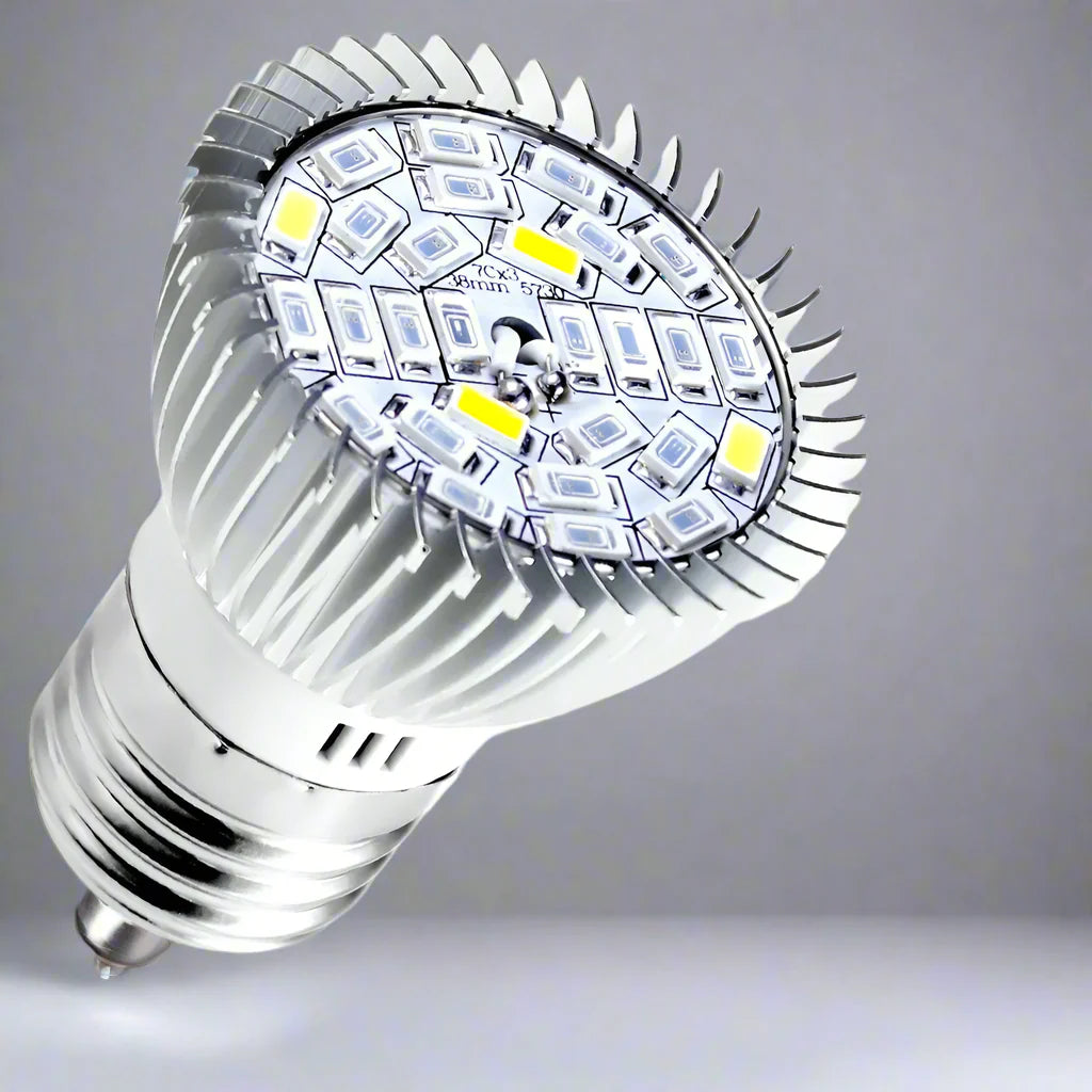 Carvallo PhytoLux | LED fullspektrum E27/E14 | För tillväxt & blomning | Aluminiumhus