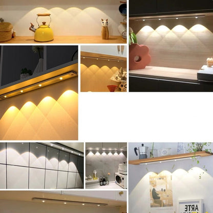 Royelux Rörelsesensor LED Skåplampa – Ultra-tunn, USB-laddningsbar och dimbar