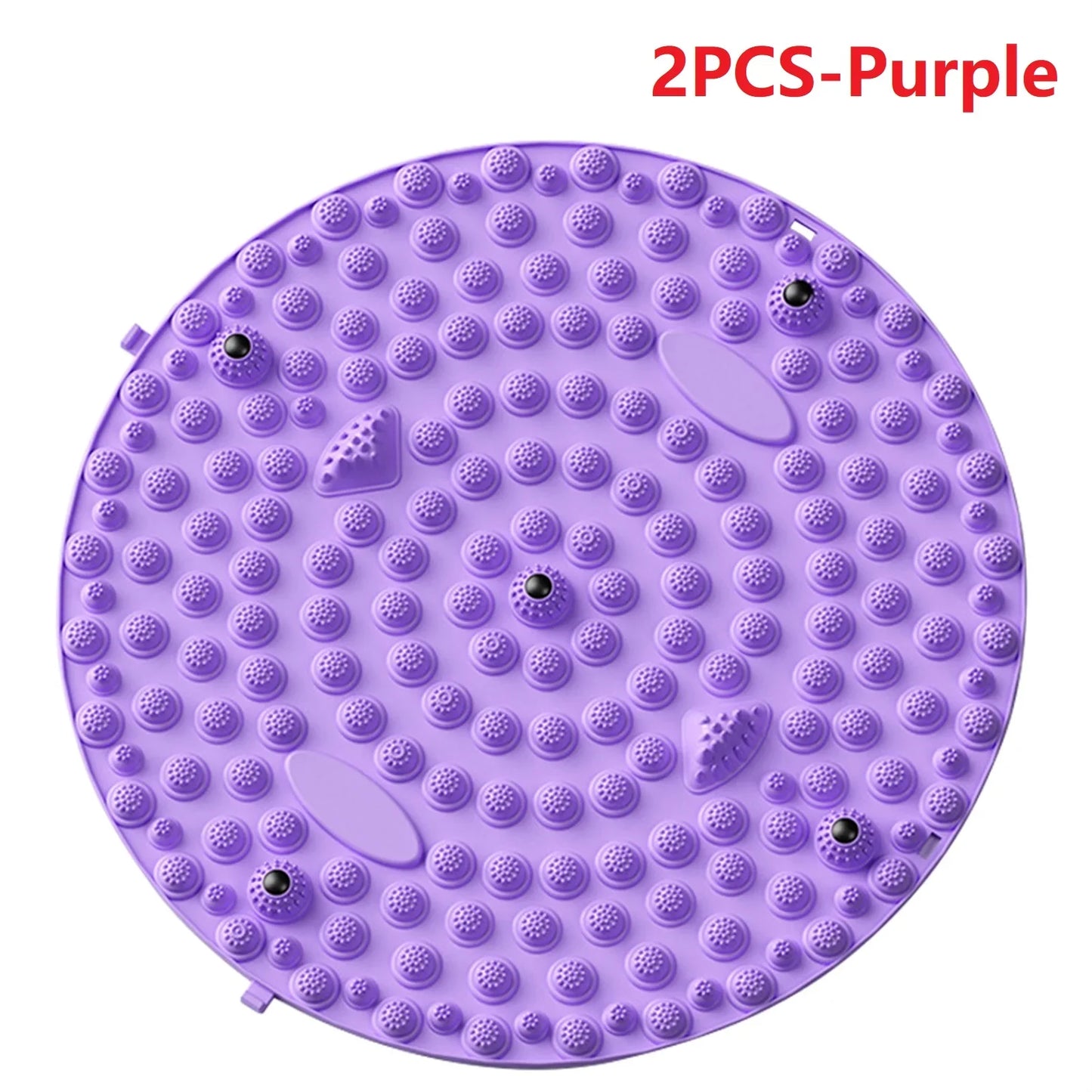 Carvallo StepBalance fotmassage akupressur fotmassage-matta 35 cm | Magnetisk & Bärbar | För avkoppling & muskelstimulering | 1 eller 2 stycken