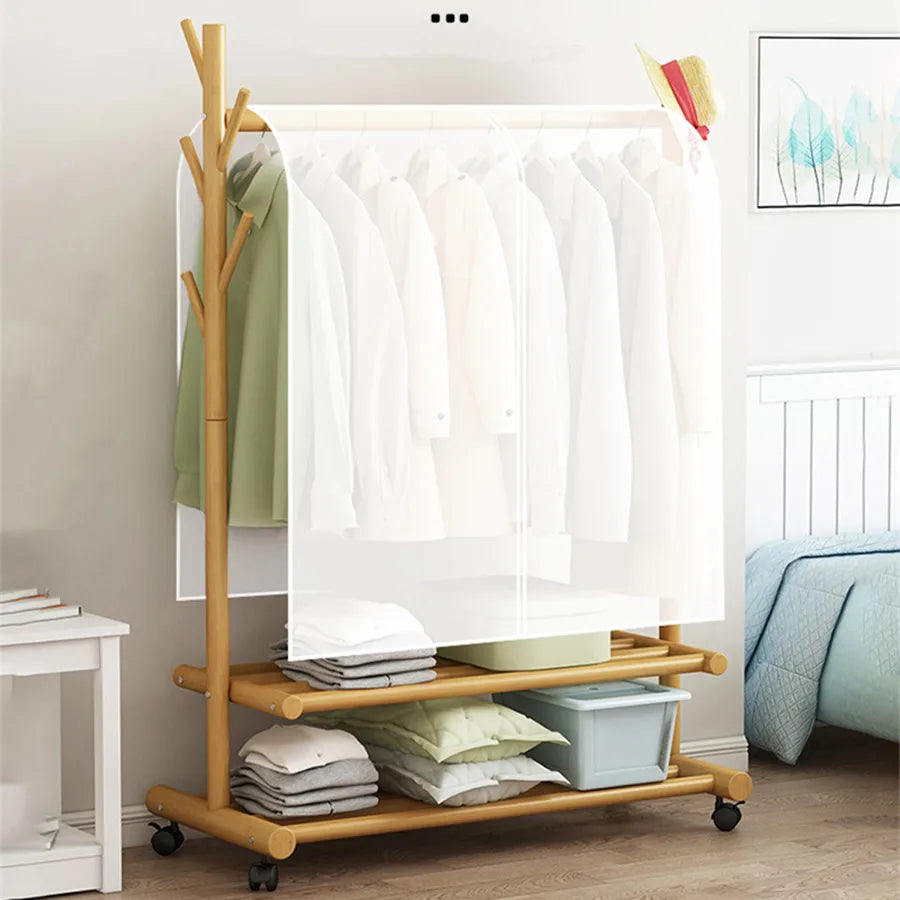 Carvallo klädhängare PEVA | Dammtät & Vattentät | I 6 storlekar | För kostymer, klänningar & garderobstänger