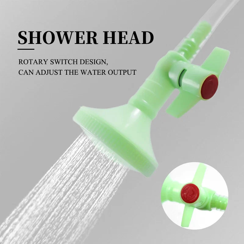 Carvallo SunFlow | 20L volym | Bärbar & Självuppvärmande | Med duschhuvud & slang