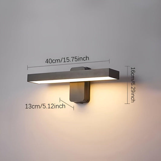 AquaGuard Light - Vattentät Roterande LED-vägglampa