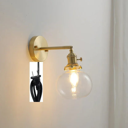 LichtKrona - Modern Vägglampa med Dragströmbrytare