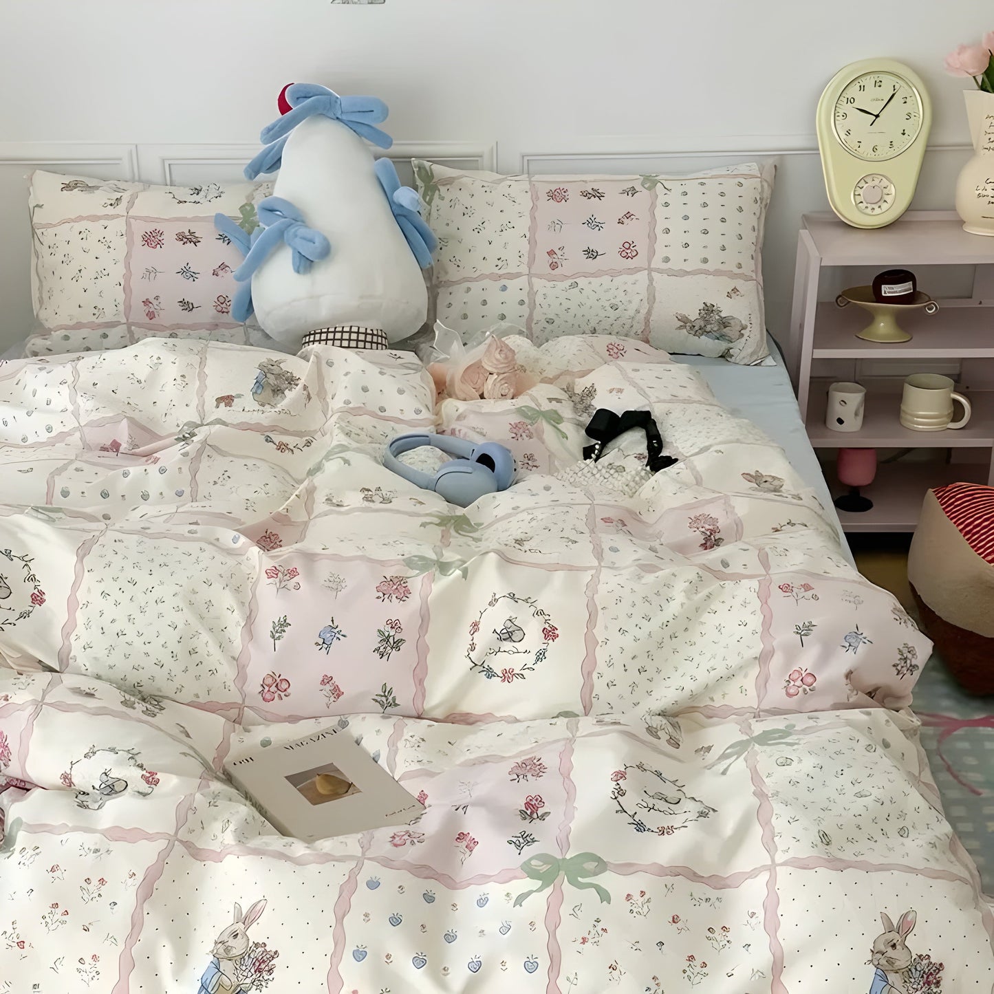 CherryBliss Sängkläder Set – Elegant sängkläder set med madrasskydd