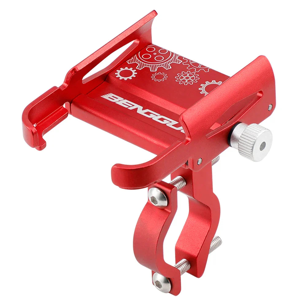 Carvallo Handyhållare RideGrip 360 Pro | 360° vridbar | Aluminiumlegering | Stötsäker & Säkert | För Carvallo, motorcykel & E-scooter