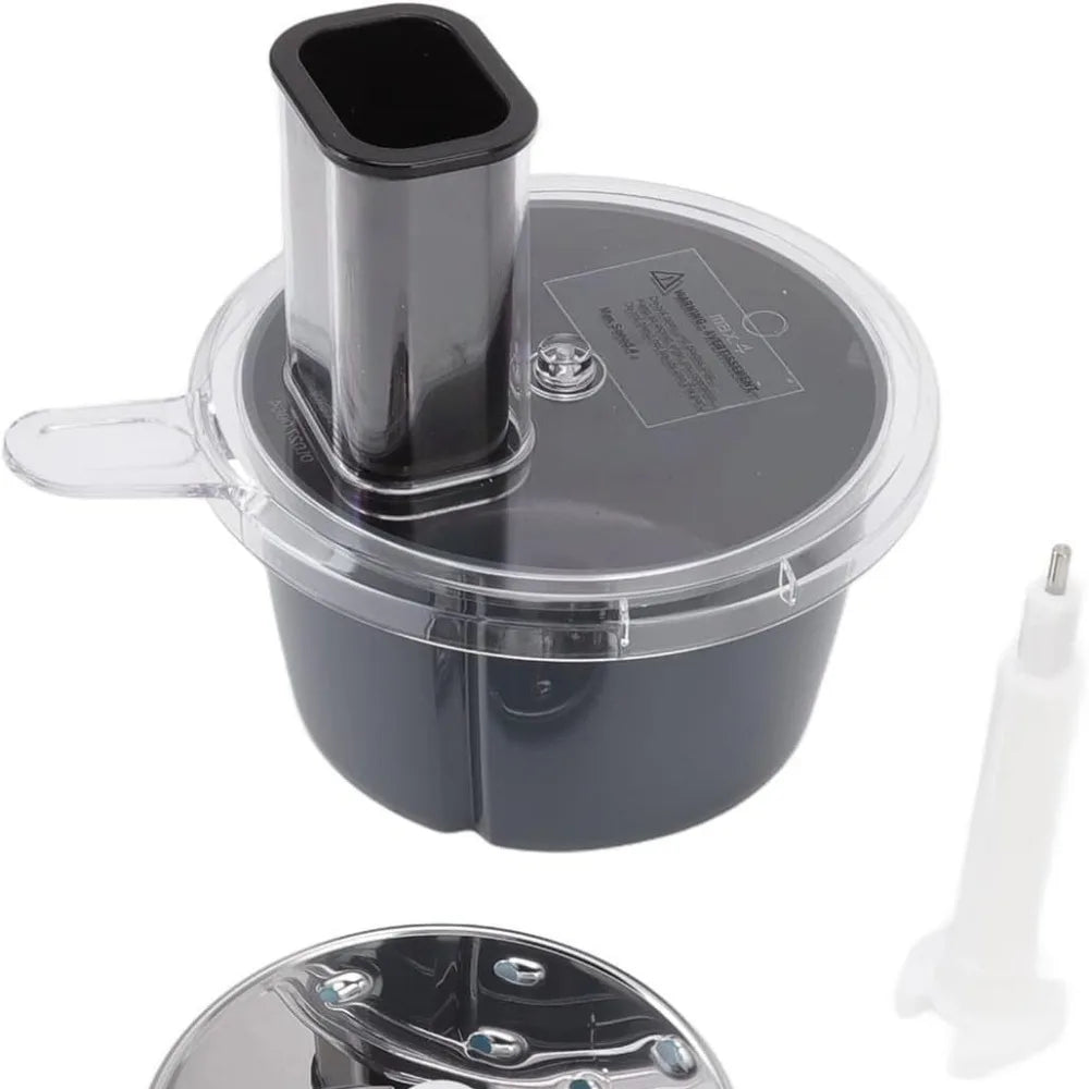 Carvallo Multifunktionellt tillbehörsset för Thermomix TM5/TM6 | Skärrondell, behållare & lock | Diskmaskinssäkert & livsmedelsäkert