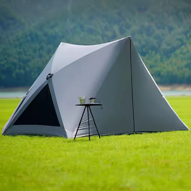 Pop Up Camping tent med Solskyddsdesign