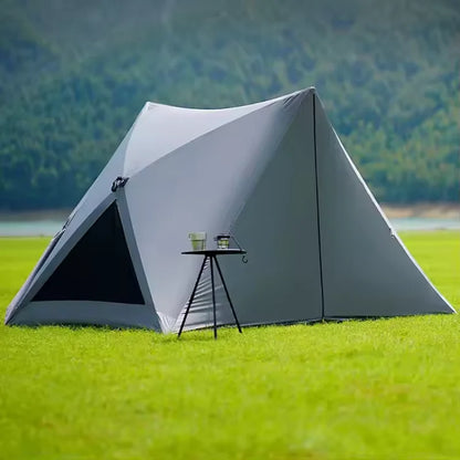 Pop Up Camping tent med Solskyddsdesign