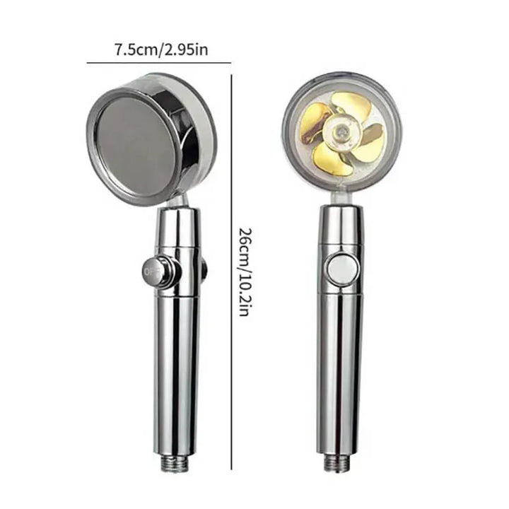 360° Swiveling Showerhead With Water Saving &amp; High Pressure Function