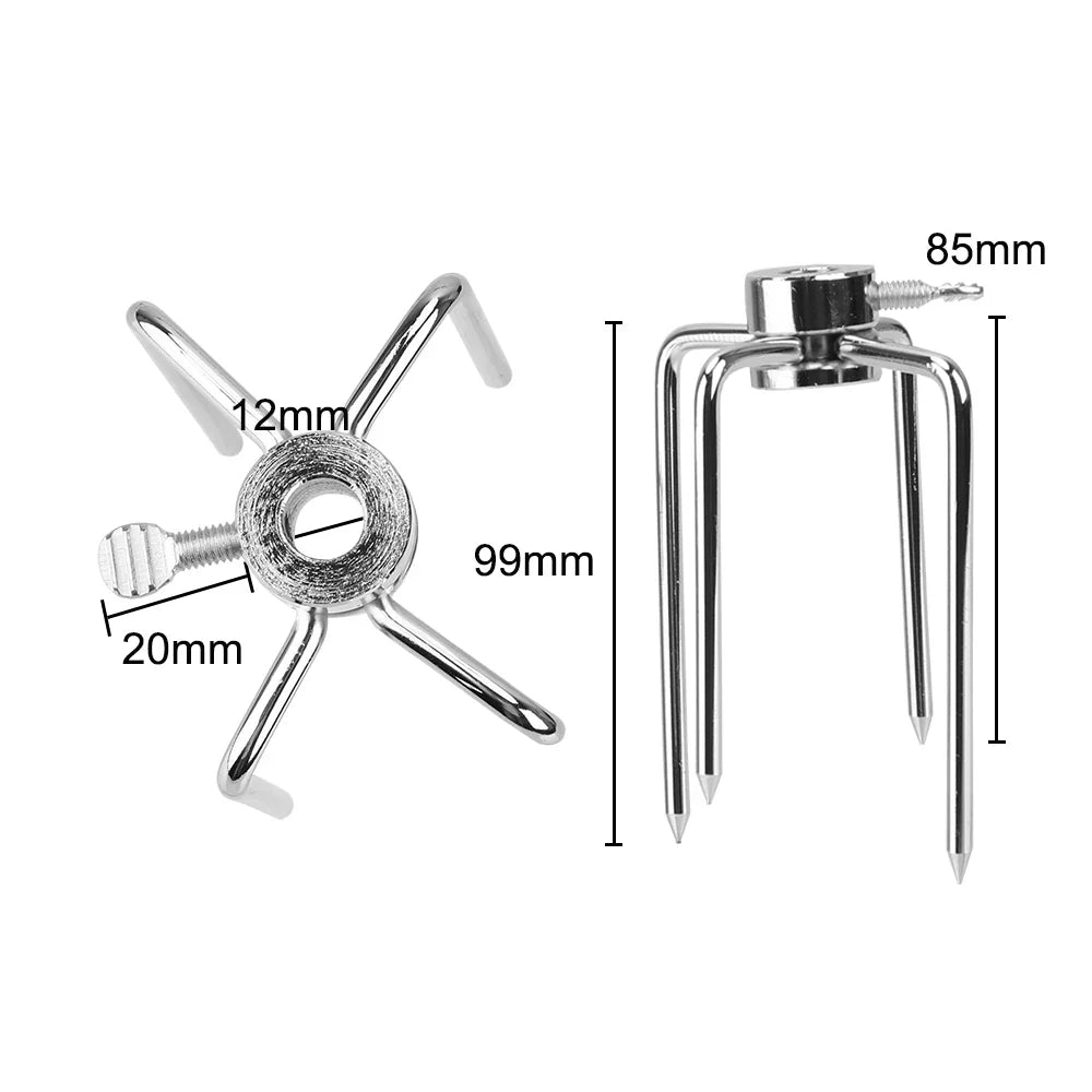 Carvallo Fleischgabeln GrillMeister Pro | 2-pack | Rostfritt stål | För rotisserie & kolgrill