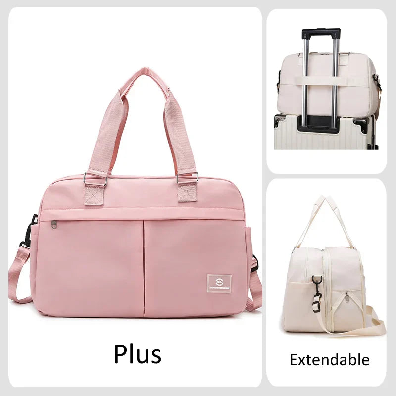 Carvallo Resväska Stor | Utbyggbar & Flerlager | Handbagage & Helgväska | Mycket Förvaringsutrymme