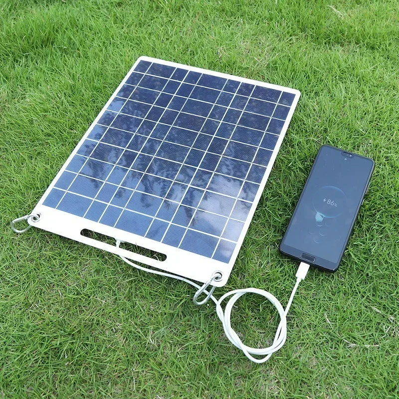 Carvallo Solarpanel SOLVION Charge 100W | 5V | Dual USB | Vattentät | Utomhus & Camping