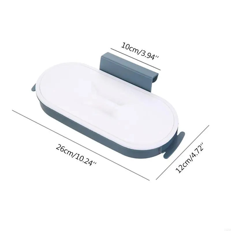 Carvallo Cleanuvo ClipBin | Med lock & ringfäste | För upphängning på skåpdörrar | Återanvändbar & tvättbar