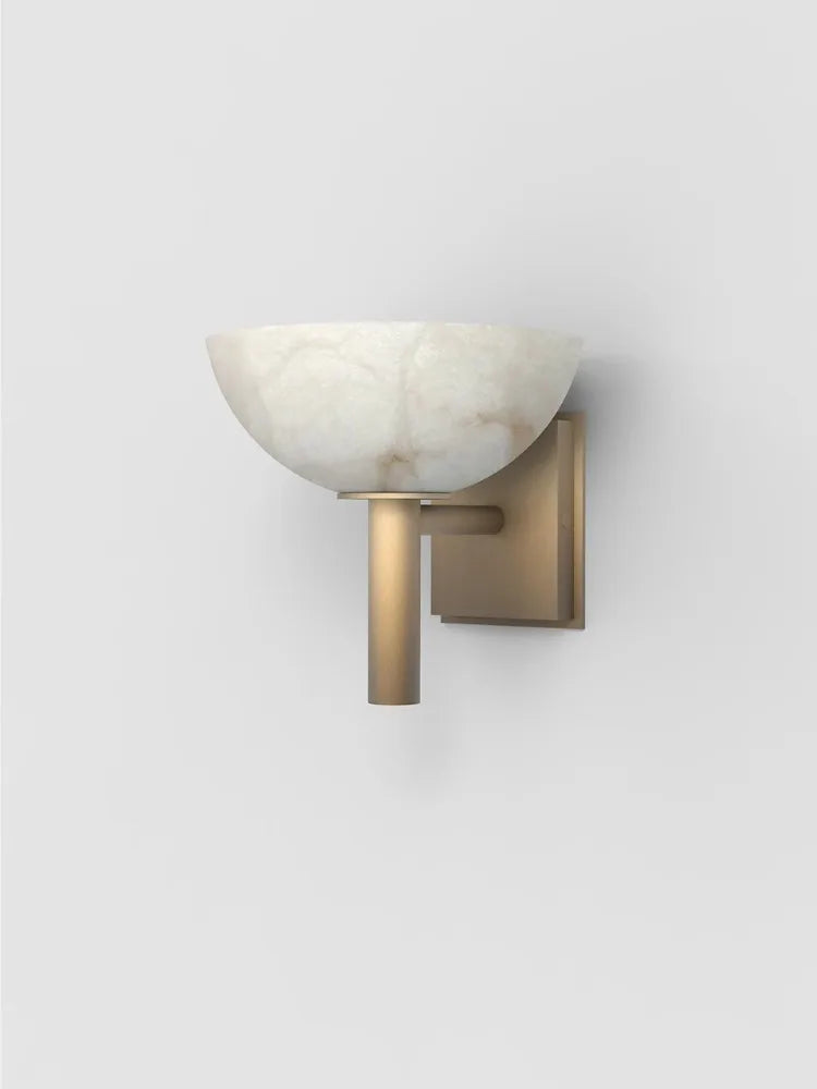 MarbleLuxe - Lyxig Antik Marmor Vägglampa för Sovrum och Vardagsrum