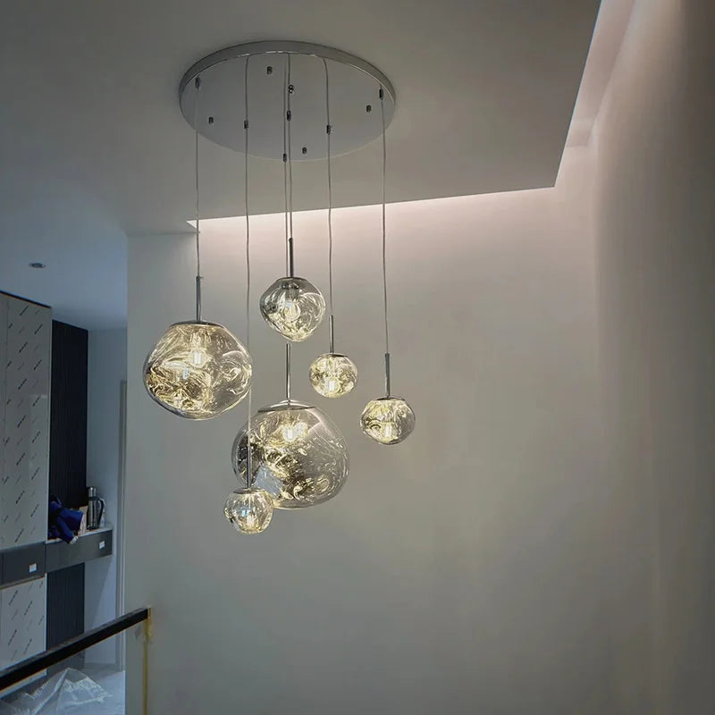 Lava Style LED Hänglampa för Modern Hemdekor
