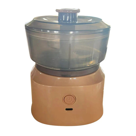 Carvallo | Mini Trådlös Elektrisk Vitlökshackare | 350 ml | USB-laddningsfunktion | För Kött, Grönsaker & Puréer